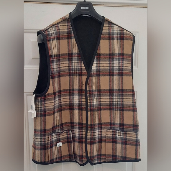 JIMMY HOURIHAN 7792 MEN'S GRAY PURE NEW WOOL VEST SIZE XXL MADE IN SLOVAKIA NWT - Picture 12 of 12